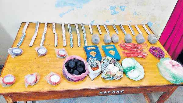 रांची को दहलाने की साजिश विफल : आरडीएक्स, बारूद बम व टाइमर जब्त