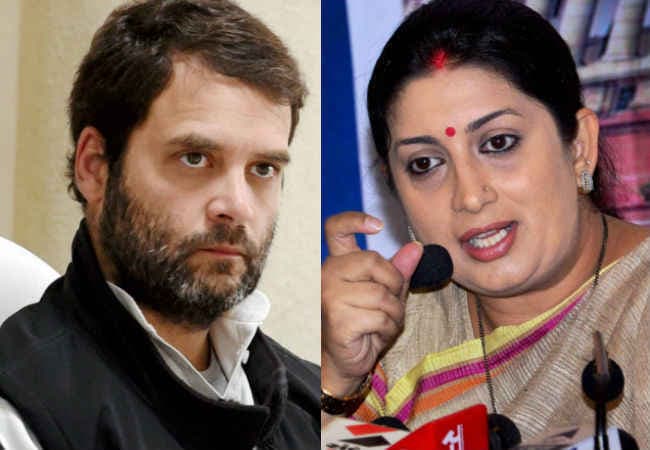 स्मृति की ओर से राहुल पर लगाये आरोप उनकी डिग्री जैसे ही फर्जी हैं : कांग्रेस