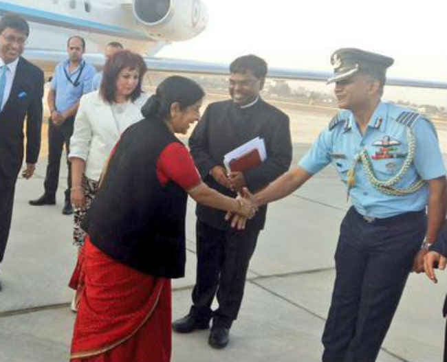 काहिरा : सुषमा स्वराज ने भारतीय समुदाय को भारत में निवेश के लिए किया आमंत्रित