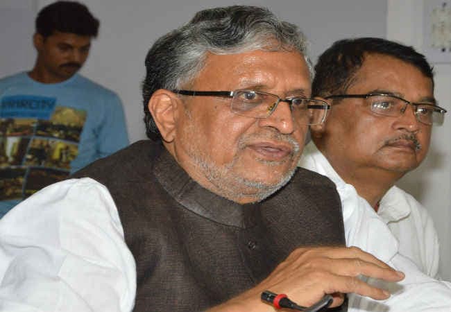 बिहार के स्वाभिमान को मिट्टी में मिलाने वालों संग नीतीश कर रहे रैली : सुशील