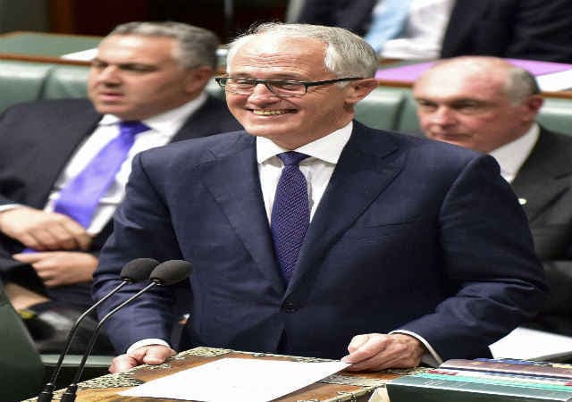 मालकोम टर्नबुल ने आस्ट्रेलिया के नए प्रधानमंत्री के रूप में शपथ ग्रहण की