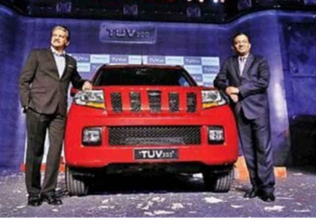 महिन्द्रा ने MP के बाजार के लिए पेश की नयी SUV TUV 300