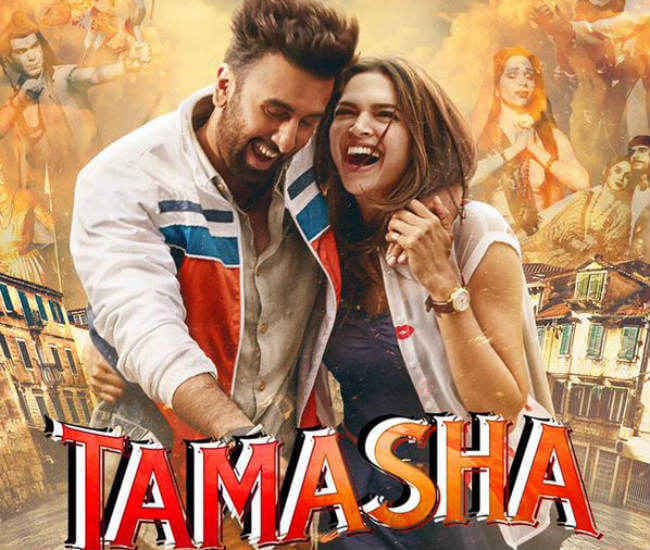 रणबीर-दीपिका की शानदार कैमेस्‍ट्री, ''तमाशा'' का फर्स्‍ट पोस्‍टर रिलीज