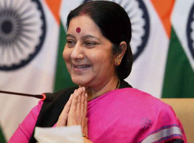सुषमा स्वराज ने भारत में अमेरिकी उद्योगपतियों को किया आमंत्रित