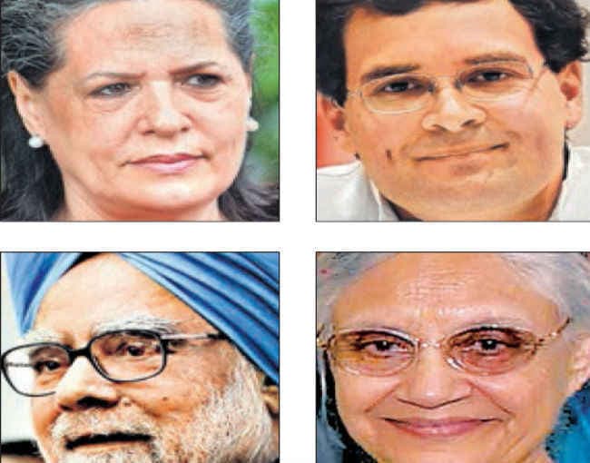 स्‍टार प्रचारक कांग्रेस : सोनिया-राहुल के साथ मनमोहन, शीला, राजबब्बर, नगमा व अजहरुद्दीन भी