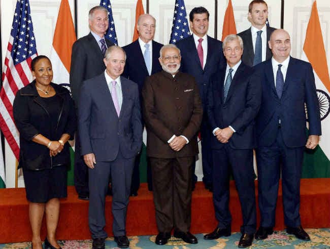 Modi In America :  वॉल स्‍ट्रीट के टॉप सीइओ स्टार्ट अप्स में निवेश के इच्छुक