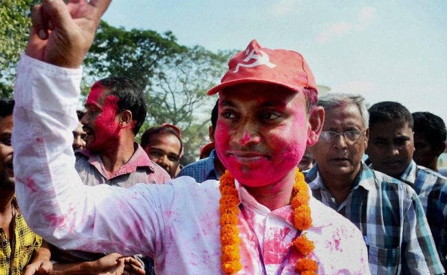 उपचुनाव परिणाम: त्रिपुरा में माकपा ने विधानसभा की दोनों सीटें जीतीं