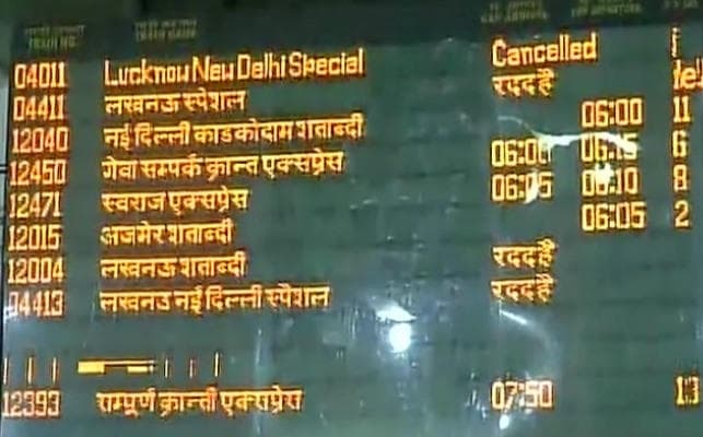 कोहरे का कहर : सात विमान व 13 ट्रेनें रद्द, कई ट्रेन हुईं रिशिड्यूल