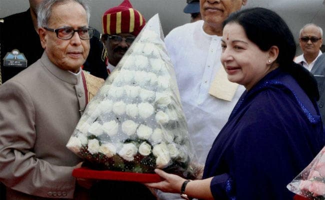 राष्‍ट्रपति प्रणब मुखर्जी जयललिता के अंतिम संस्कार में होंगे शामिल