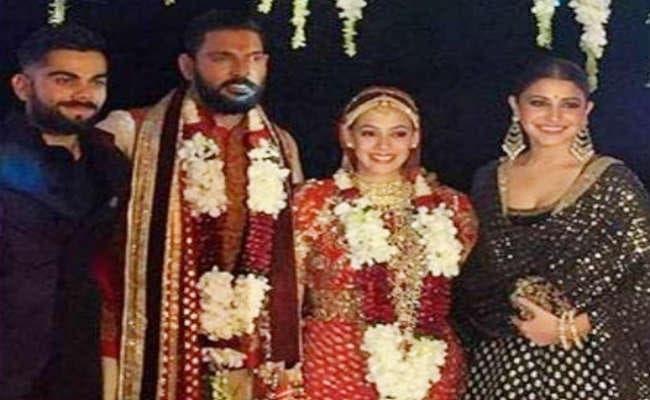 VIDEO : युवी की शादी में कोहली,अनुष्‍का ने लगाया पंजाबी तड़का