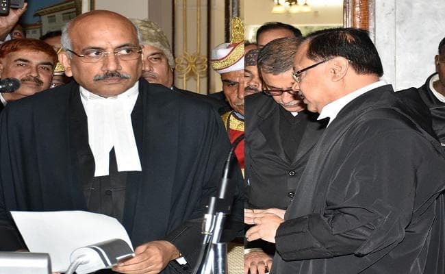 पटना हाईकोर्ट : 5 नवनियुक्त जजों को मुख्य न्यायधीश ने दिलायी शपथ