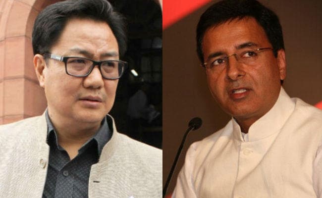 कांग्रेस ने रिजिजू पर लगाया हाइड्रो प्रोजेक्‍ट में घोटाले का आरोप, रिजिजू ने किया आपत्तिजनक शब्दों का प्रयोग