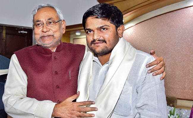 नीतीश ने स्वीकार किया हार्दिक का न्योता, 28 जनवरी को जायेंगे गुजरात