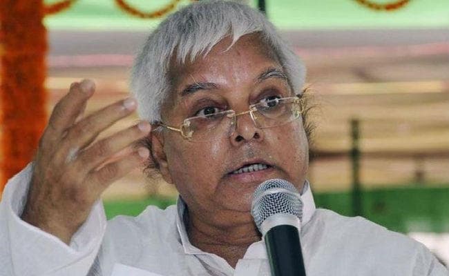 राजद सुप्रीमो लालू प्रसाद ने भाजपा को कहा कालेधन का समुद्र