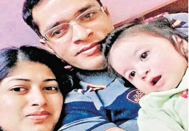 बेंगलूरु पहुंचा शहीद निरंजन का पार्थिव शरीर