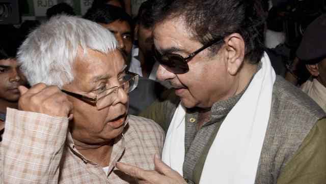 ‘‘जंगलराज'''' के मुद्दे पर लालू-नीतीश के साथ शत्रुघ्न सिन्हा