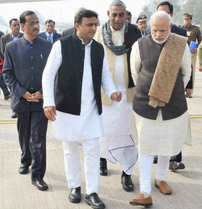 मोदी के कार्यक्रम में मुलायम की छोटी बहू अपर्णा की मौजूदगी बनी चर्चा का विषय