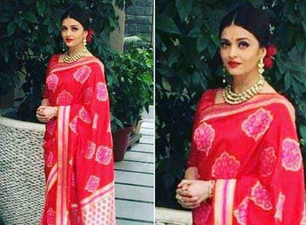 फ्रांस के प्रेसिडेंट फ्रांस्वा ओलांद के सम्मान में भोज का आयोजन, ऐश्वर्या बनी आकर्षण का केंद्र