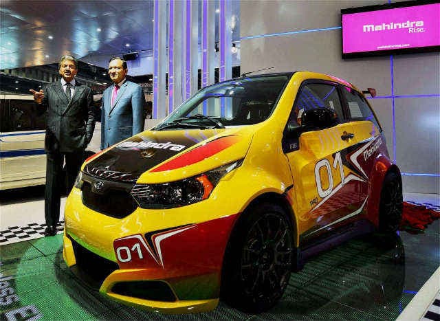 Auto Expo 2016: महिन्द्रा ने पेश किया " इलेक्ट्रिक कार "