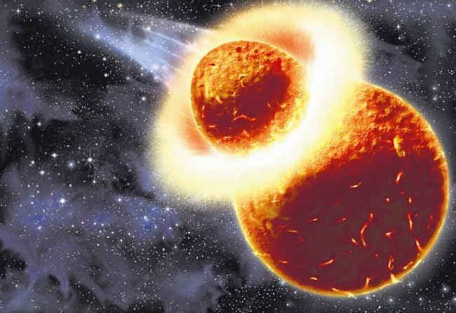 दो ग्रहों से मिल कर बनी है हमारी पृथ्वी