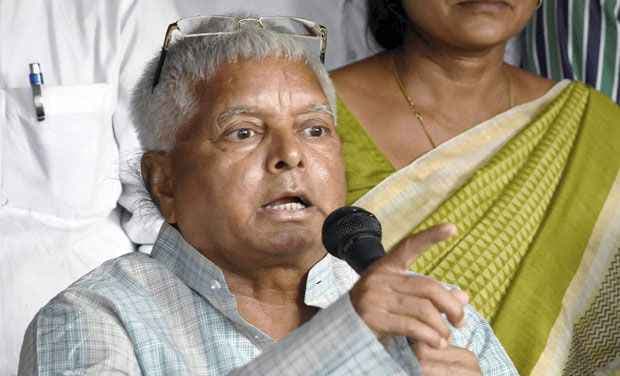 बिहार में राष्ट्रपति शासन की मांग पर भड़के लालू