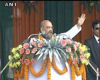 कोकराझार : अमित शाह ने कहा- 15 साल से रुका हुआ है असम का विकास