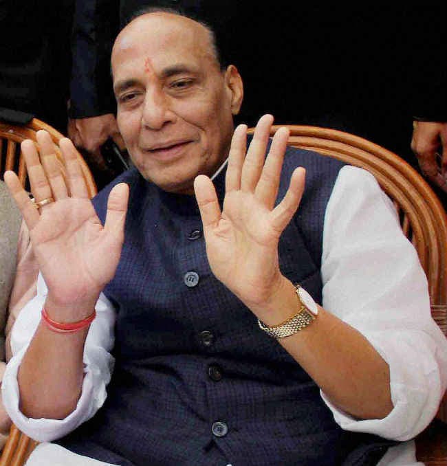 जेएनयू विवाद : राजनाथ सिंह ने कहा, प्रदर्शन को हाफिज सईद का समर्थन