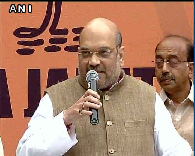 जेएनयू मुद्दे को लेकर अमित शाह ने राहुल पर निशाना साधा