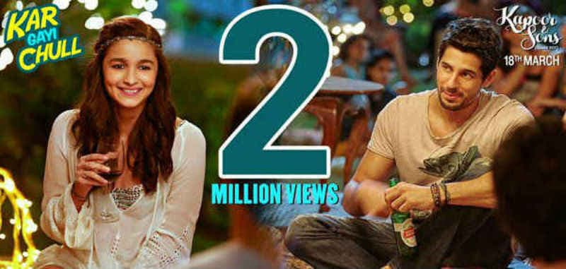 सिद्धार्थ-आलिया का ''कर गई चुल्‍ल...'' हुआ सुपरहिट, देखें वीडियो