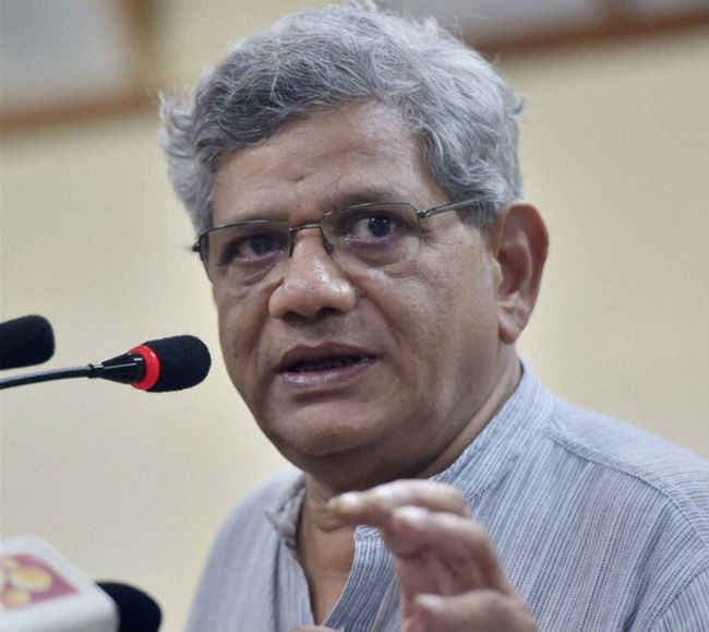 #JNURow: येचुरी के खिलाफ देशद्रोह के मामले की माकपा ने की निंदा