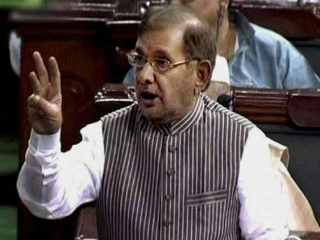 गंगा की हो रही भ्रूण हत्या : शरद यादव