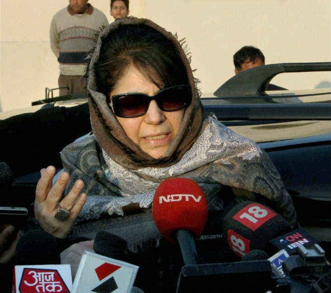 भाजपा के साथ गठबंधन पिता की वसीयत की तरह : महबूबा