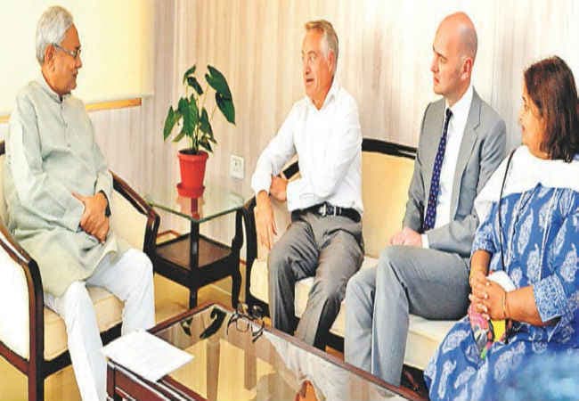 CM नीतीश से मिले ब्रिटेन के विकास मंत्री, सहयोग का दिया आश्वासन