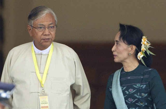 सू च्यी ने अपने ड्राइवर हेतिन काव को म्यांमार का राष्ट्रपति बनवाने में पायी कामयाबी