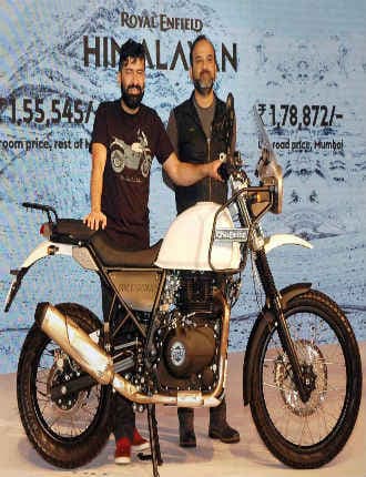 रॉयल एनफील्ड ने पेश की ‘हिमालयन'' बाइक , कीमत 1.55 लाख रुपये