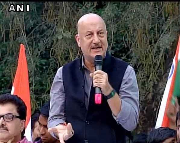 जेएनयू में बोले अनुपम खेर, देशविरोधी नारा लगाने वाले हमारे हीरो नहीं