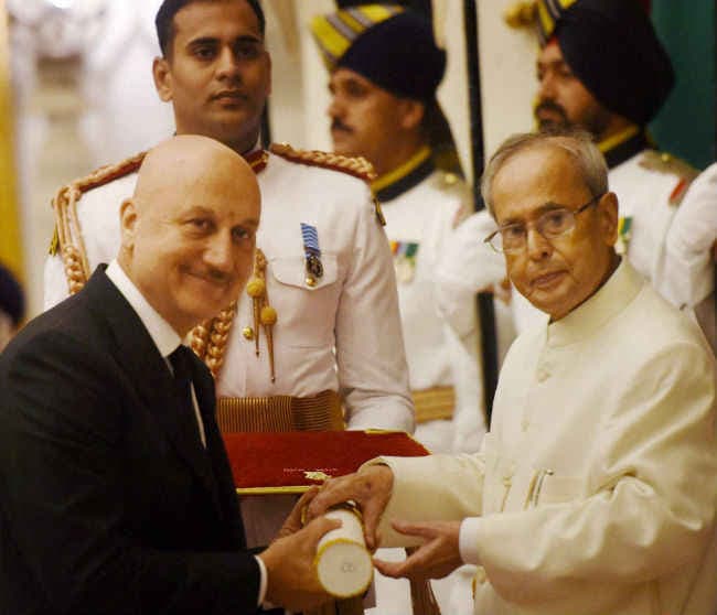 पद्म भूषण मिलने पर अनुपम खेर ने किया देश का शुक्रिया
