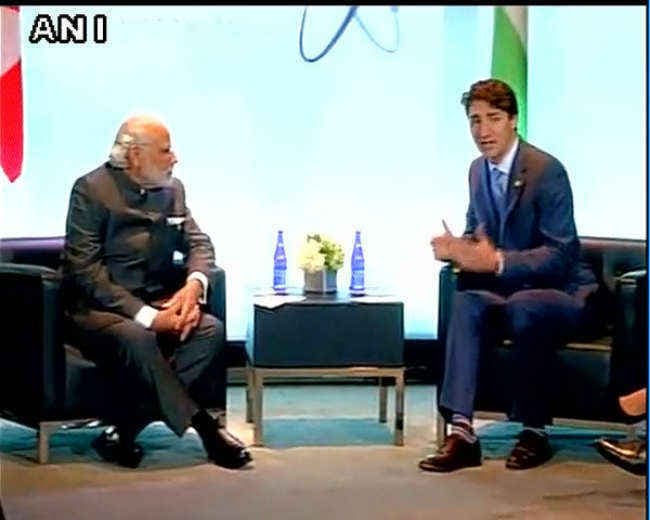 वाशिंगटन में कनाडा के प्रधानमंत्री से मिले मोदी, द्विपक्षीय संबंधों पर हुई चर्चा