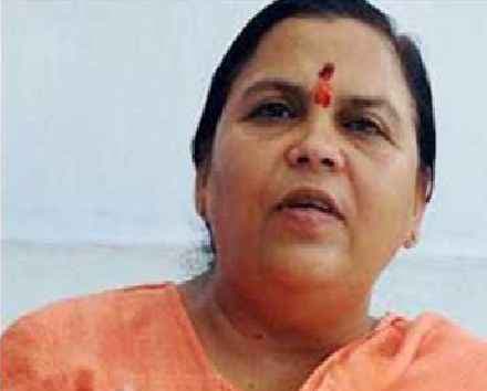 प्रधानमंत्री की आलोचना करने का कांगे्रस को कोई अधिकार नहीं : उमा भारती