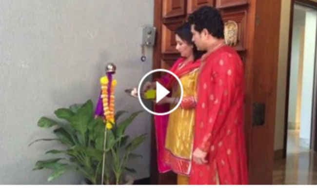 VIDEO : सचिन तेंदुलकर ने दी गुड़ी पड़वा की बधाई