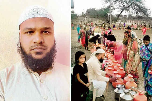 मिटा रहे सूखे लातूर की प्यास