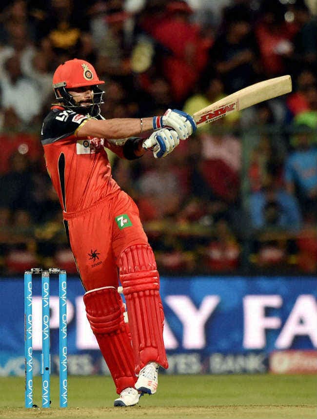 कोहली ने बनाया IPL के एक सत्र में सर्वाधिक रन का नया रिकार्ड