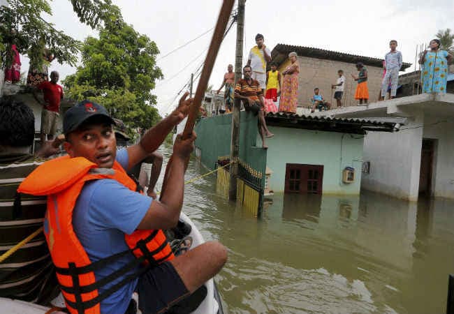 श्रीलंका बाढ : मरने वालों की संख्या 82 पहुंची