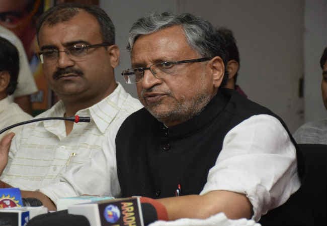 शहाबुद्दीन को लेकर सुशील मोदी का लालू प्रसाद पर हमला