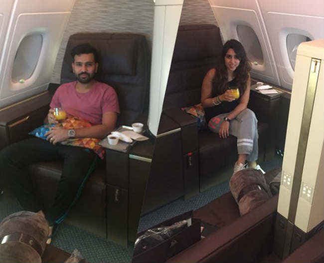 शादी के छह माह बाद हनीमून पर गये रोहित शर्मा, सोशल मीडिया पर फोटो वायरल