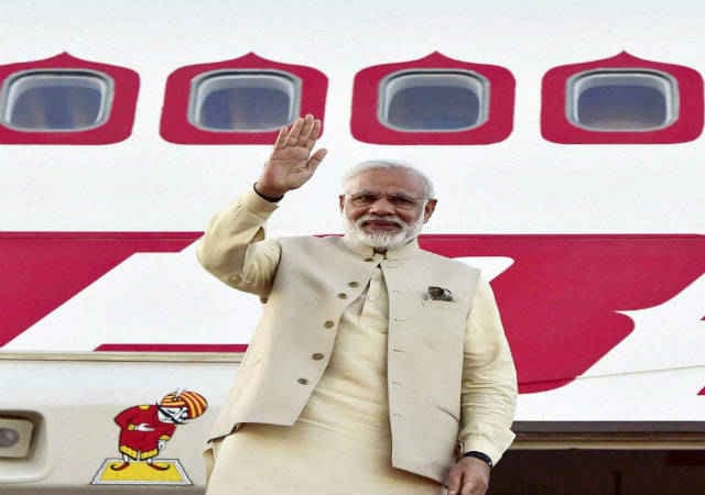 पीएम मोदी स्विट्जरलैंड के लिए रवाना