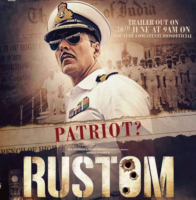 ‘रुस्‍तम'' का नया पोस्‍टर आउट, जानें कब रिलीज होगा ट्रेलर