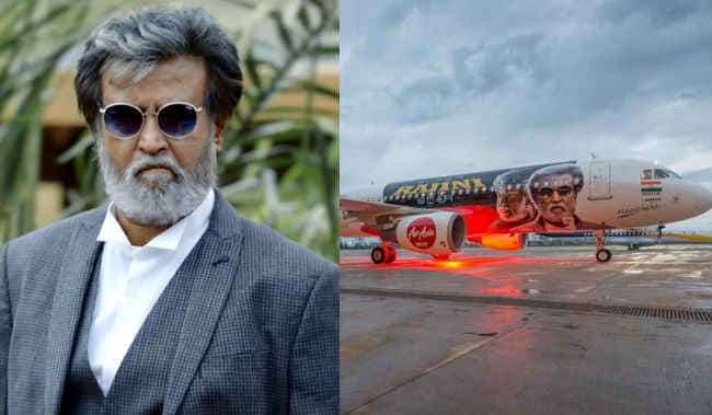 विमान पर छाये रजनीकांत, ''कबाली'' के लिए फैंस को चेन्नई पहुंचायेगा विशेष विमान