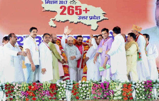 अमित शाह ने कहा, सपा के सत्ता में रहते उत्तरप्रदेश नंबर वन राज्य नहीं बन सकता