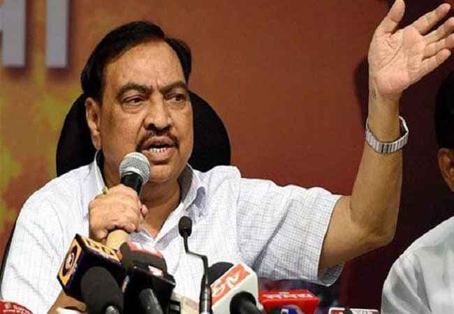 खडसे के समर्थन में आयी शिवसेना, भाजपा पर साधा निशाना